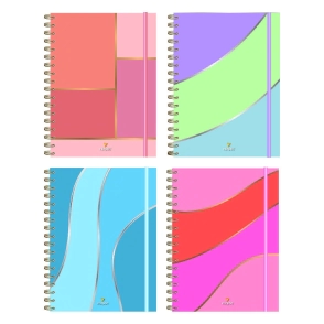 NOR PAC CUADErNO REMOVIBLES GENDERLESS A5 x 90hjs PUNTO GUIA - LS - COLORE