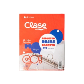 REPUESTO SKYCOLOR CLASE N&ordm;3 x 48hjs RY 90grs