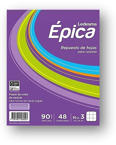 REPUESTO EPICA N*3 x 48hjs CD 90grs