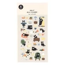 IBI STICKER PVC 10*19cm CATS 2