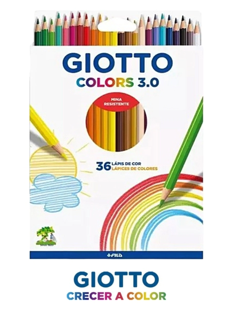 LAPICES COLOR GIOTTO 3.0 x 36u