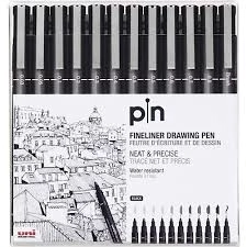 MICROFIBRA UNI PIN 200 x 12 PIEZAS