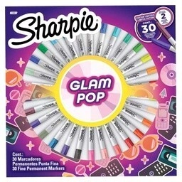 MARCADOR SHARPIE FINO SET POP ASST x 30u