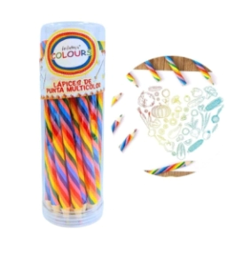 COLOURS LAPIZ PUNTA MULTICOLOR x 24u