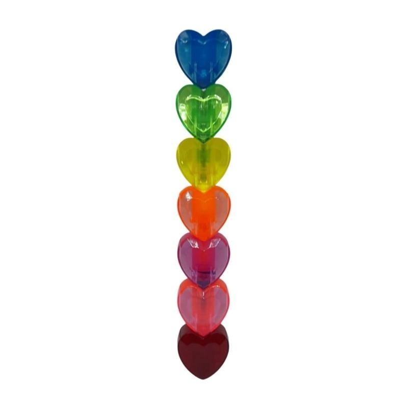 COLOURS RESALTADOR P/INTERCAMBIABLES CORAZON FLUOR x 6u JS-084