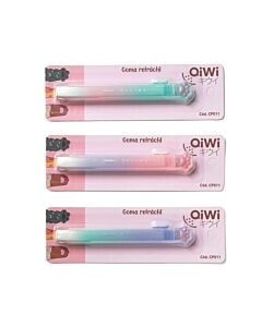 GOMAS QIWI BLISTER HUELLITAS RETRACTIL
