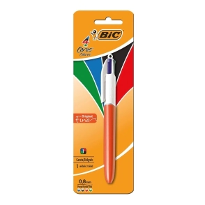 BOLIGRAFO BIC 4 COLORES FINE 0.8mm
