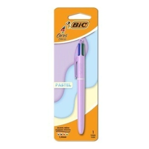 BOLIGRAFO BIC 4 COLORES CUERPO PASTEL 1mm