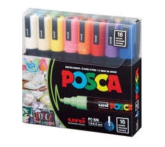 MARCADOR POSCA PC-5M 1.8-2.5mm x 16u