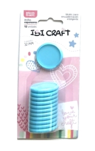 IBI CRAFT DISCOS DE EXPANSION 32mm x 12pcs MEDIANO AQUA