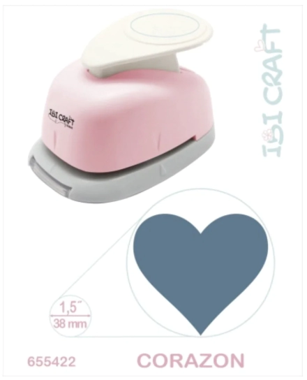 IBI CRAFT PERFORADORA ARTISTICA 38mm 1.5cm CORAZON