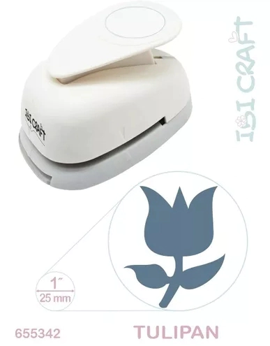 IBI CRAFT PERFORADORA ARTISTICA 25mm 1" TULIPAN