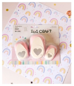 IBI CRAFT SET CORAZONES x 3u (16mm 25mm 38mm)