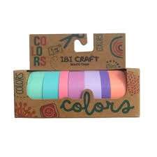 IBI CRAFT WASHI TAPE BOX x 7u DE 5mts 