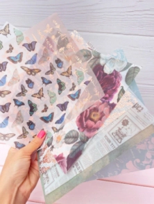 IBI CRAFT PAPEL VELLUM 20*20cm x 96grs x 8hjs VINTAGE