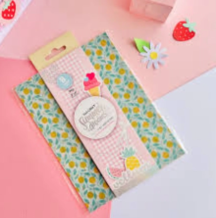IBI CRAFT PAPEL VELLUM 15*20cm x 96grs x 8hjs SUMMER