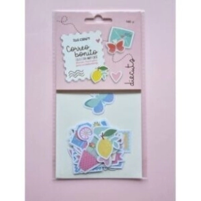 IBI CRAFT DIE CUTS 180grs 33 DISE&Ntilde;OS CORREO BONITO