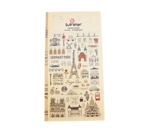 IBI STICKER PVC 10*19cm MIDNIGHT PARIS
