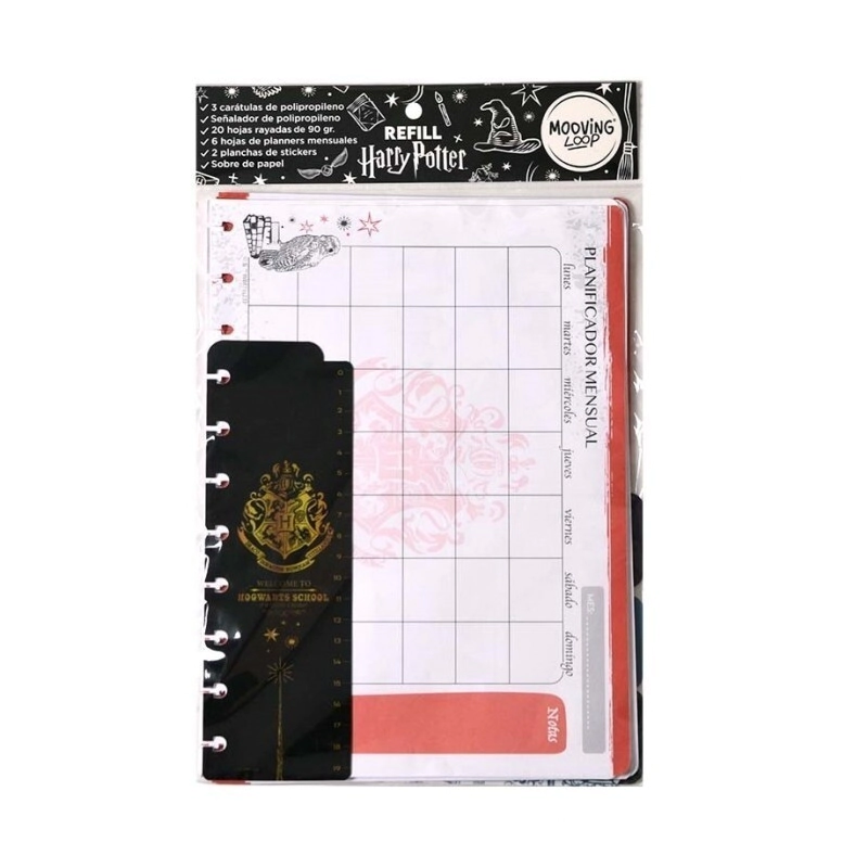 MOOVING HARRY POTTER REPUESTO REFILL A5