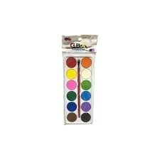 ACUARELA CBX x 12 COLORES + PINCEL