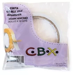 CINTA DOBLE FAZ CBX 18mm x 10mts