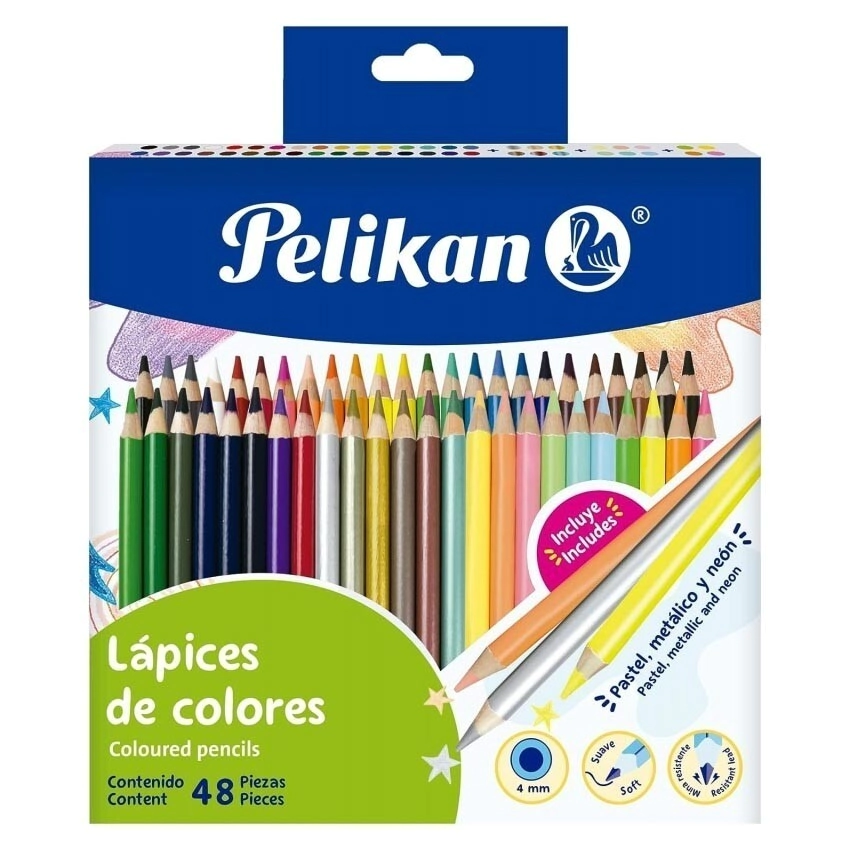 LAPICES COLOR PELIKAN x 48u