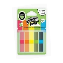 BANDERITAS PIZZINI SE&Ntilde;ALADORES FLUO x 30hjs