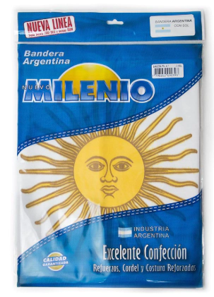 BANDERA MILENIO TELA  75 x 120cm
