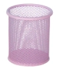 PORTA LAPIZ VALUES ALAMBRE RED. PASTEL ROSA