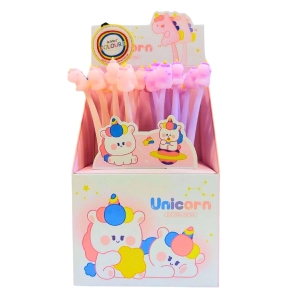 COLOURS BOLIGRAFO P/AGUJA SILICONA FLEXIBLE UNICORNIO KK-7933