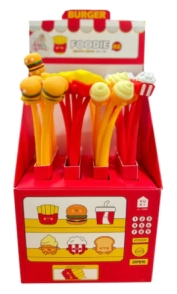 COLOURS BOLIGRAFO P/AGUJA SILICONA FLEXIBLE FAST FOOD KK-7410