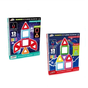 FUNNY LAND JUEGO DE BLOQUES MAGNETICOS x 12pcs