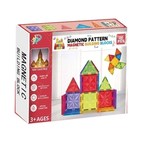 FUNNY LAND JUEGO DE BLOQUES MAGNETICOS x 20pcs