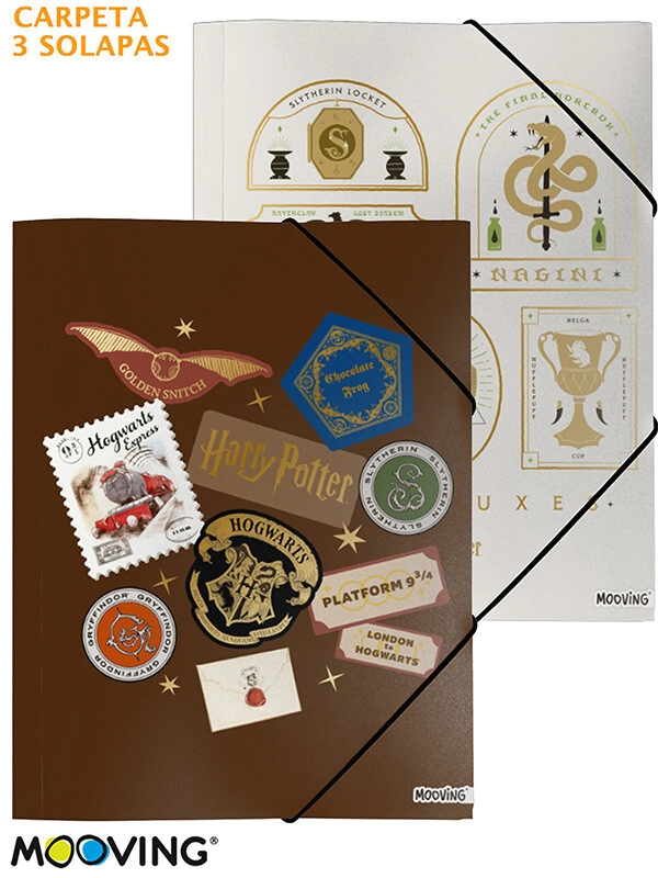 CARPETA MOOVING OF 3 SOLAPAS HARRY POTTER