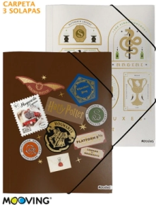 CARPETA MOOVING OF 3 SOLAPAS HARRY POTTER