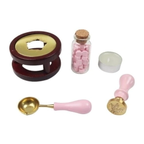 IBI CRAFT SET DE LACRE (MANGO C/CU&Ntilde;O/BASE/CUCHARA/PERLAS)