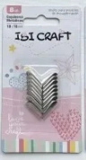 IBI CRAFT PROTECTORES METALICOS DE ESQUINAS 8pcs PLATA
