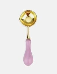 IBI CRAFT CUCHARA PARA LACRE C/ MANGO DE MADERA ROSA PASTEL