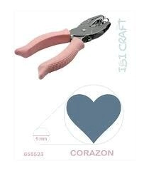 IBI CRAFT PERFORADORA PINZA CORAZON 5mm
