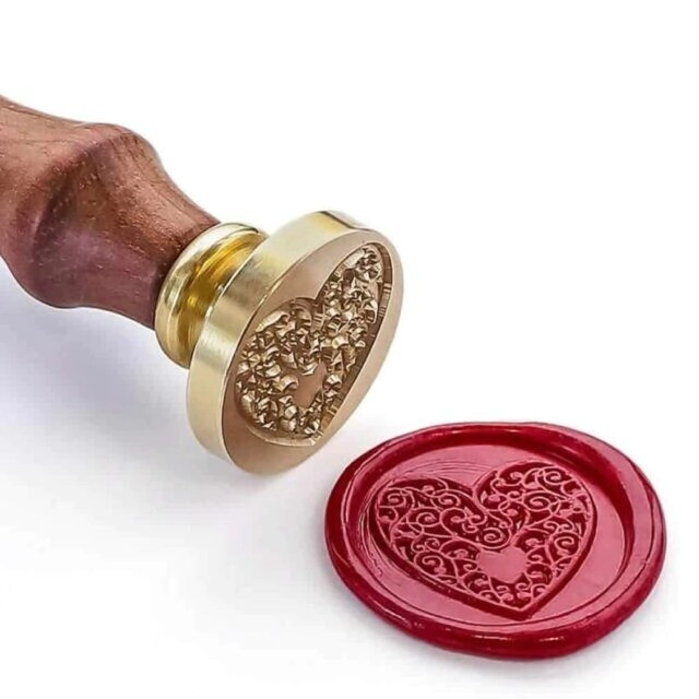 IBI CRAFT JIT SELLO PARA LACRE (MANGO VIOLETA PASTEL + BRONCE)