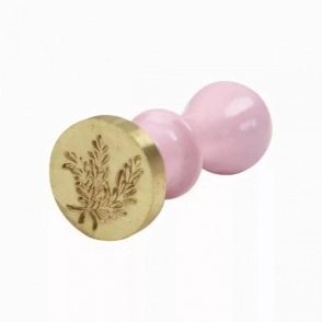 IBI CRAFT KIT SELLO PARA LACRE (MANGO ROSA PASTEL + BRONCE)