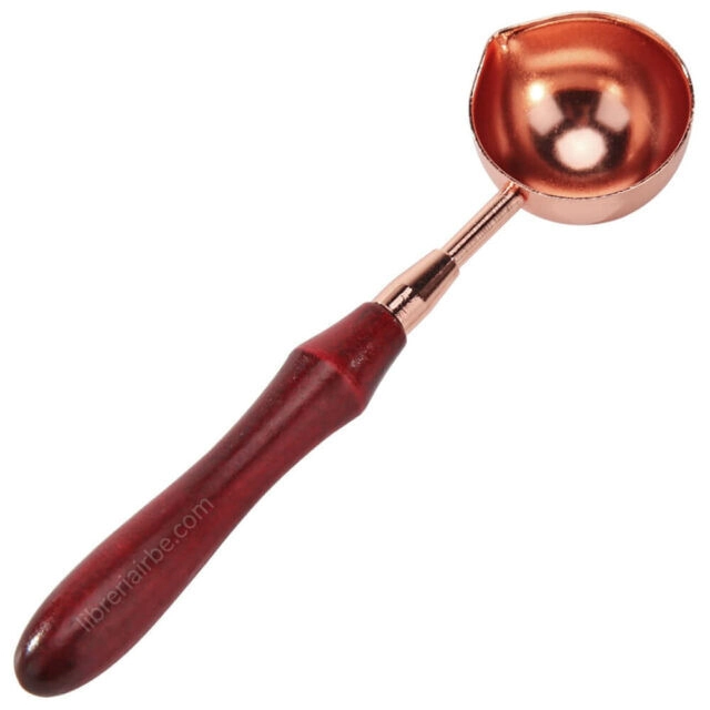 IBI CRAFT CUCHARA PARA LACRE C/ MANGO DE MADERA