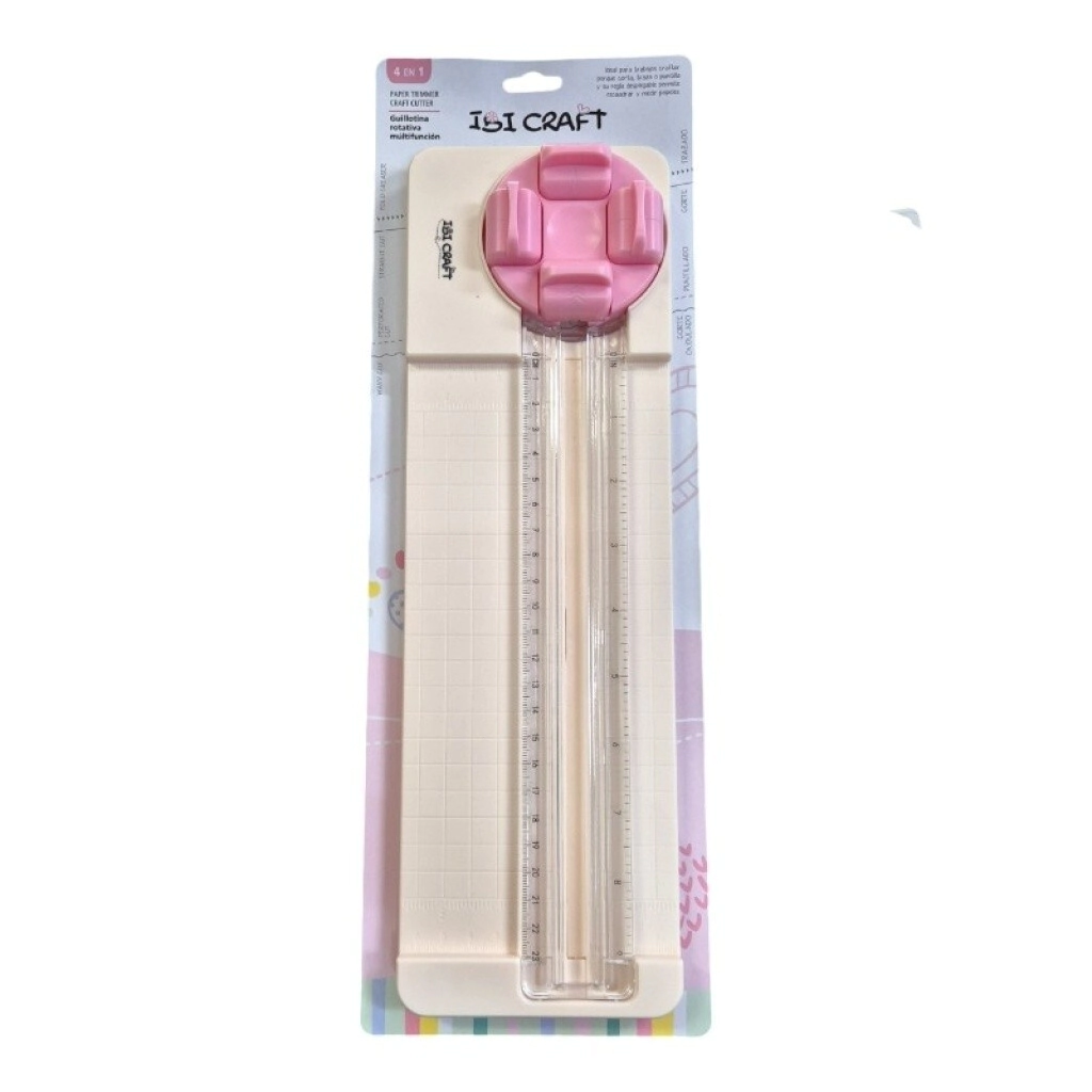 IBI CRAFT GUILLOTINA ROTATIVA A4 PLASTICA (MULTIPLE 4 EN 1)