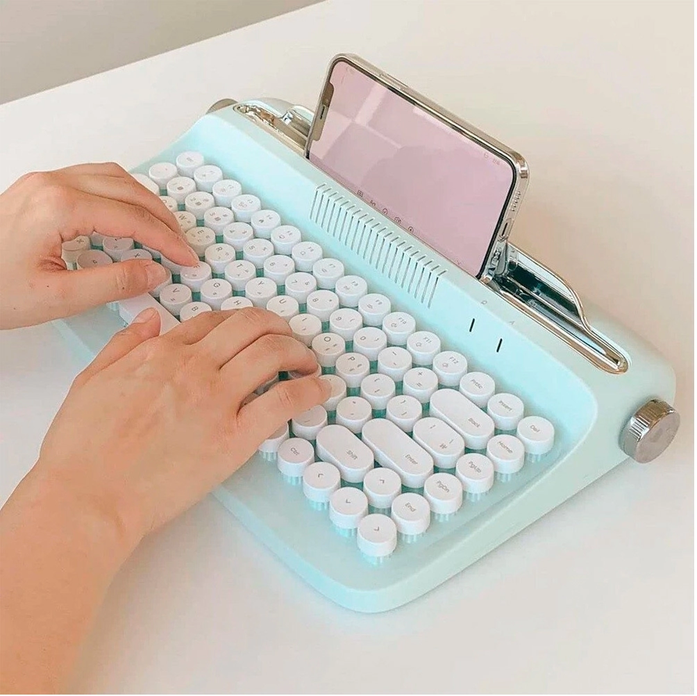IBI CRAFT TECLADO VINTAGE BLUETHOOT MINT