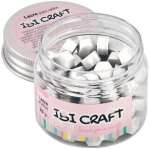 IBI CRAFT LACRE EN PERLAS (20 GRAMOS) BLANCO