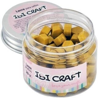 IBI CRAFT LACRE EN PERLAS (20 GRAMOS) ORO