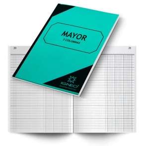 IGNEO LIBRO MAYOR 3 COLUMNAS 25 FOLIOS