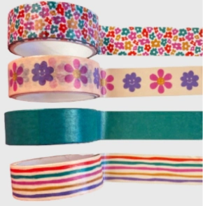 LAS LUPES WASHI TAPES SET x 4u - GROOVY
