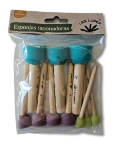 LAS LUPES SET ESPONJAS TAPONADORAS x 10u