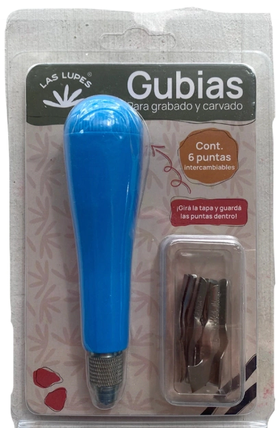 LAS LUPES GUBIA PARA CARVADO + 6 PUNTAS INTERCAMBIABLES